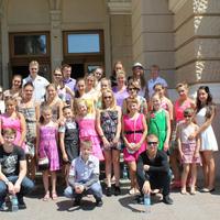 на пороге Театра оперы и балета